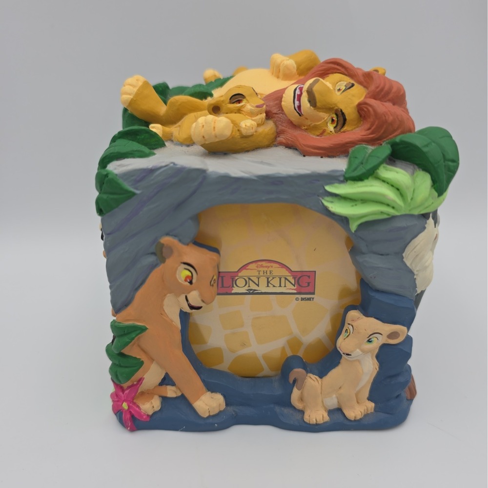 Disney The Lion King 3D Cube Picture Frame Box Rare EUC